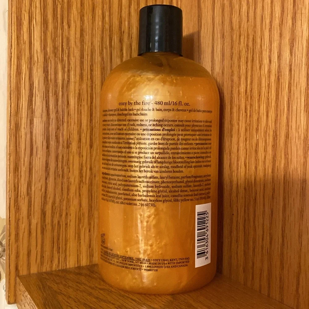 Philosophy Cozy By The Fire: Shampoo, Shower Gel & Bubble Bath